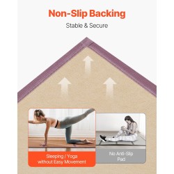 Tatamimatto luonnollisesta rottingista koko 203 x 99 cm kolmiosainen taitto liukuestopohjalla