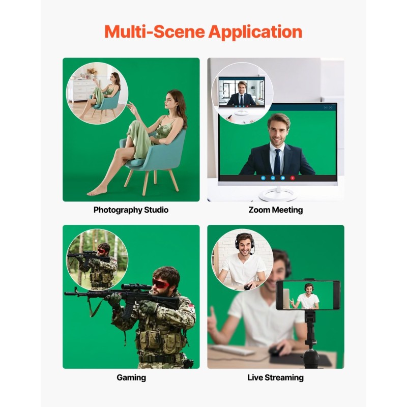 Säädettävä taustateline hiiliteräs korkeus 80–198 senttimetriä taustakankaalle 154×198 senttimetriä musta