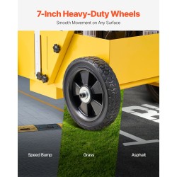 Jälkiviivauskone hiilirakenneteräsrunko säädettävä viivanleveys 56–102 mm 4-pyöräinen työnnettävä