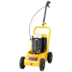 Jälkiviivauskone hiilirakenneteräsrunko säädettävä viivanleveys 56–102 mm 4-pyöräinen työnnettävä