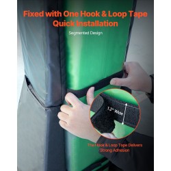 Koripallotelineen PVC-pintainen vaahtopylvässuoja neliöpylväille 152–180 mm säänkestävä