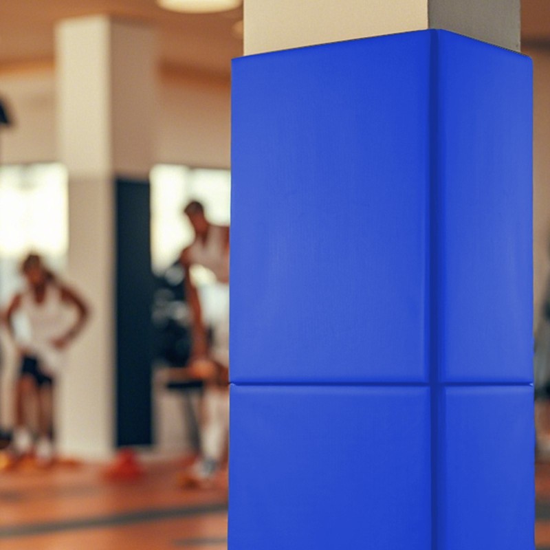 Seinäpehmuste seinään kiinnitettävä PVC-verkkokangas pehelumi-ydin 1800x600x50 mm sininen