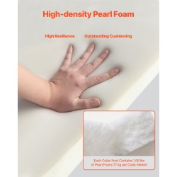 Seinäpehmuste PVC-verkkokankaasta korkeatiheyksinen helmi-vaahto 1500 x 500 x 50 mm musta