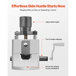 Johdonkuorintalaite 1,5–25 mm käsikäyttöön tai porakoneelle