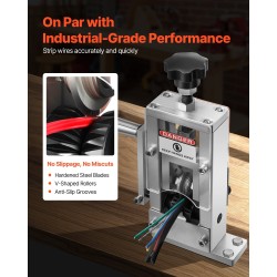 Johdonkuorintalaite alumiinirunkoinen 1,5-25 mm manuaali tai porakonekäyttö