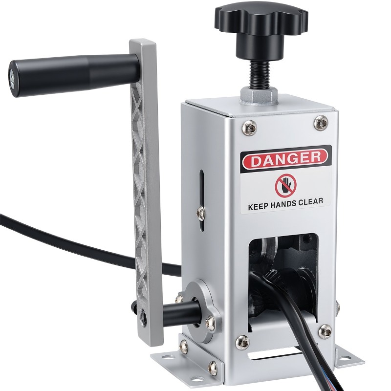 Johdonkuorintakone teräsrunko 1,5–30 mm käsikampi tai porakäyttö romukuparin kierrätys