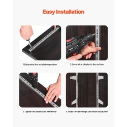 Seinähyllykiskot SPCC-teräs 990 mm 10 kpl yksittäisellä uralla jauhemaalattu kirkas hopea