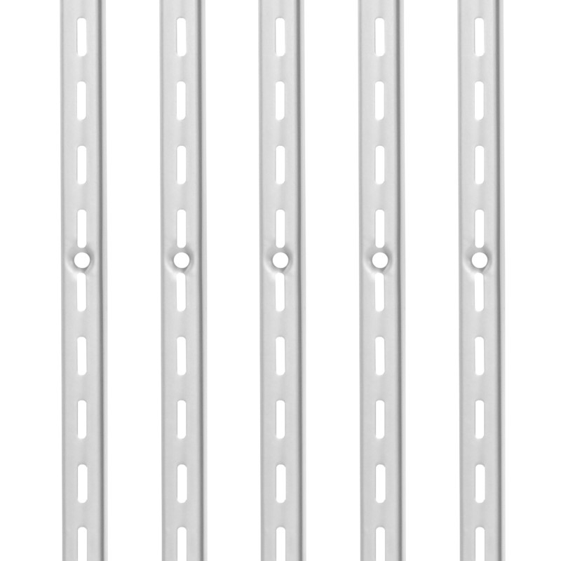 Seinähyllykiskot SPCC-teräs 990 mm 10 kpl yksittäisellä uralla jauhemaalattu kirkas hopea