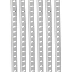 Hyllykiskosarja SPCC-teräs 20 kpl 1846 mm säädettävä kaappeihin ja seinähyllyihin