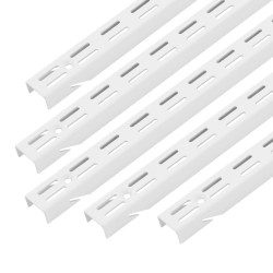 Seinähyllykiskot SPCC teräs 1536 mm valkoinen kaksoisura säädettävä