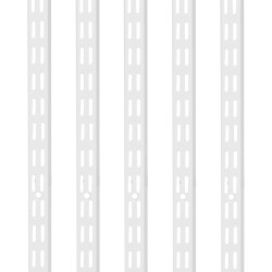 Seinähyllykiskot SPCC-teräs 1536 mm valkoinen kaksoisura säädettävä