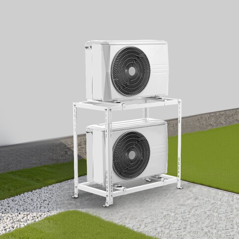 Lattiateline ilmalämpöpumpun ulkoyksikölle galvanoitu teräs säädettävä korkeus 250 kg