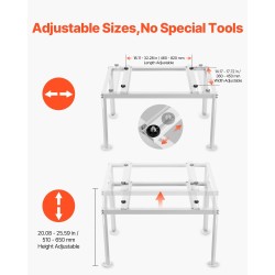Mini split -lattiateline sinkitty teräs sääkestävä 1000x550x600 mm 300 kg