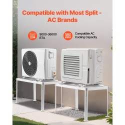 Mini split -lattiateline sinkitty teräs sääkestävä 1000x550x600 mm 300 kg