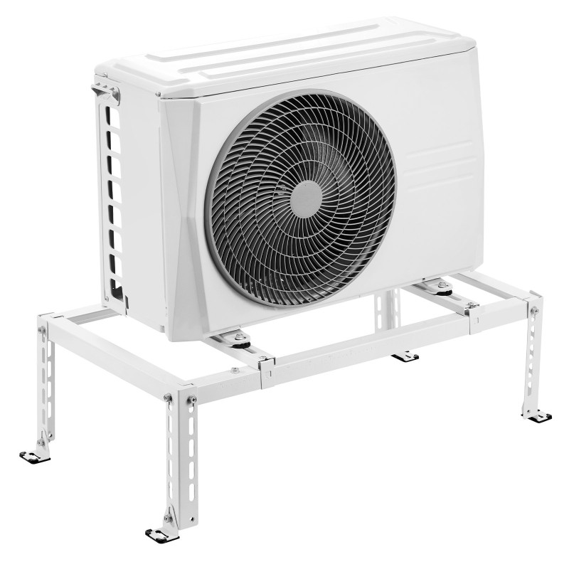 Maahan asennettava mini-split-teline sinkitty teräs säädettävä 900–24000 BTU 250 kg