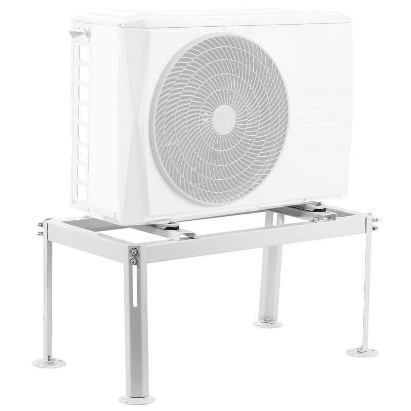 Ilmastointilaitteen lattiateline galvanoitua terästä säädettävä korkeus 200 kg kantavuus