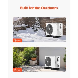 Lattia-asennettava pohjalevy minisplit- ja ilmalämpöpumpuille kumi-alumiini 1000 kg