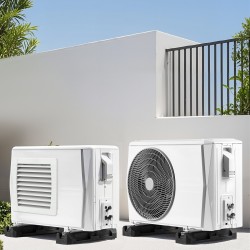 Lattia-asennettava pohjalevy minisplit- ja ilmalämpöpumpuille kumi-alumiini 1000 kg