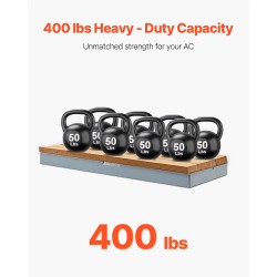 Ulkoyksikön alusta mini-split säänkestävä polypropeeni 181 kg kantavuus