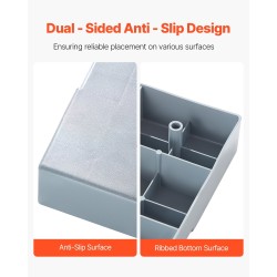 Ulkoyksikön alusta mini-split säänkestävä polypropeeni 181 kg kantavuus