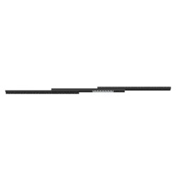 Alakaapin neljäkymmenen tuuman hiiliteräksiset laatikkokiskot yksi pari musta