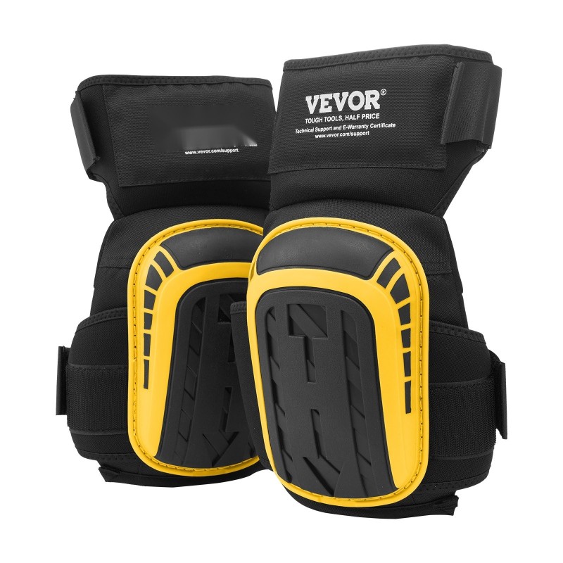 Polvisuojat pidennetty malli muovikuori vaahto geelipehmuste kaksi jatkohihnaa lattiatöihin