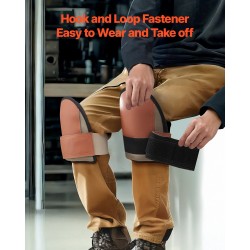 Nahkaiset polvisuojat EVA-vaahtopehmusteella konepestävät yksi koko lattiatöihin