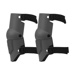 Työpolvisuojat muovikuori EVA vaahto musta yksi koko 160 kg kantavuudella lattiatöihin