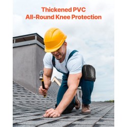 Polvisuojat EVA- ja geelipehmuste PVC-ulkokuori yksi koko musta lattia- ja rakennustöihin