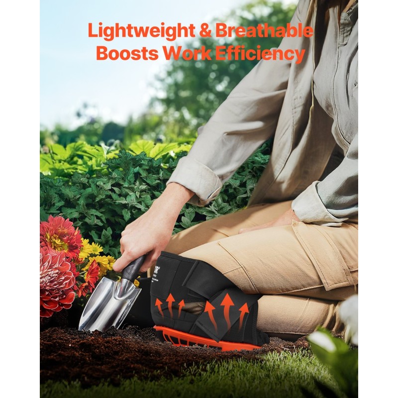 Pitkät polvisuojat EVA ja geelipehmuste lattia- ja rakennustöihin aikuisten koko L