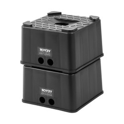 Tunkkiblokit PP-muovi 2 kpl 152,4 mm tukikorkeus 2,7 tonnia matkailuvaunuille ja matkailuautoille