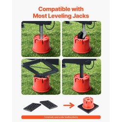 Tasauspalikkasarja PP-muovia 8 osaa matkailuvaunuille ja perävaunuille