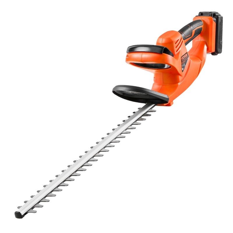 Akkukäyttöinen pensasleikkuri 20V 2Ah 540 mm kaksipuolinen terä matalille oksille