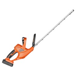Akkukäyttöinen pensasleikkuri 20V 2Ah 540 mm kaksipuolinen terä matalille oksille