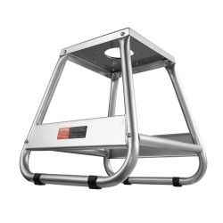 Moottoripyörän huoltoteline teräsrunko kumipehmusteilla kantavuus 1100 paunaa yleismallinen eri pyörämalleille