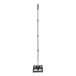 Nurmen tasoitushara ruostumaton teräs alumiiniseos 431x254 mm säädettävä 1610 mm varsi