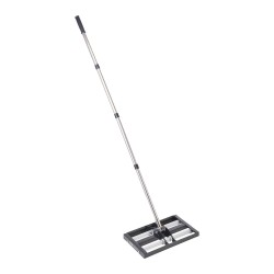 Nurmen tasoitushara ruostumaton teräs alumiiniseos 431x254 mm säädettävä 1610 mm varsi