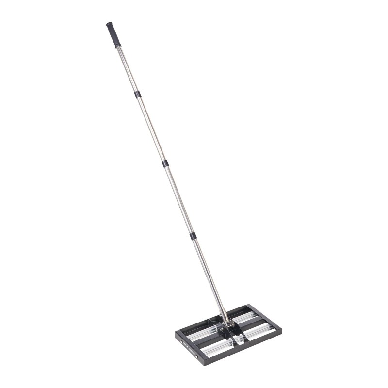 Nurmen tasoitushara ruostumaton teräs alumiiniseos 431x254 mm säädettävä 1610 mm varsi