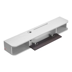 Seinään kiinnitettävä leijuva TV-taso 120 cm E1-lastulevy 52 kg kantavuus