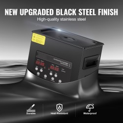 Ultraäänipesuri 3 l ruostumaton teräsallas 40 kHz digitaaliohjaus