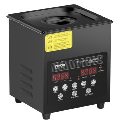 Ultraäänipuhdistin 2L ruostumattomasta teräksestä digitaalisella ohjauspaneelilla koti- ja ammattikäyttöön