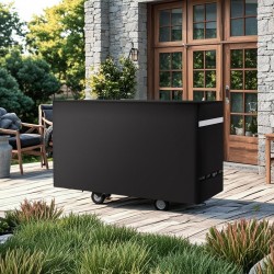 Grillinsuojus 600D polyesteri kolmikerroksinen vesitiivis musta