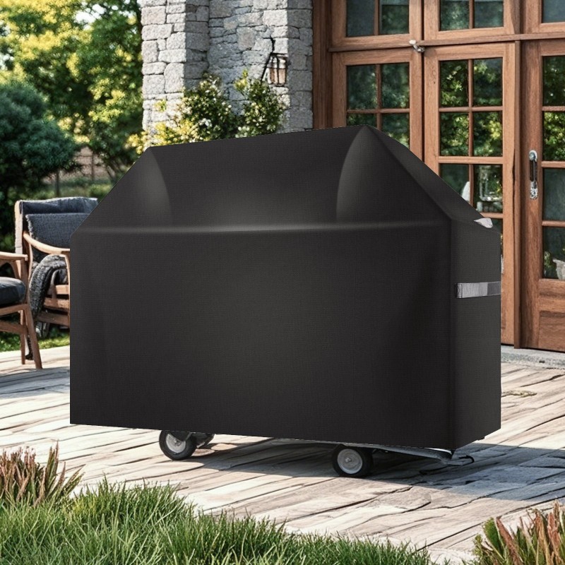 Grillin suojapeite 600D polyesteri vedenpitävä musta 48×27 tuumaa