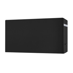 Grillinsuojus ulkogrillille 600D polyesteri vedenpitävä PVC sisävuori musta heijastinraidat kaksi paria solkia