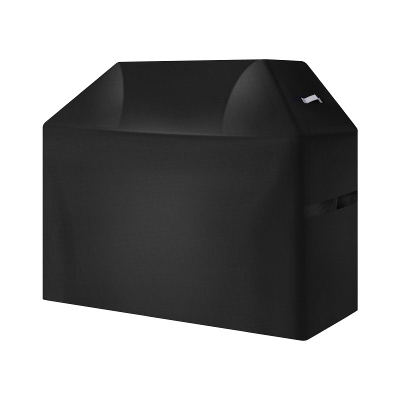 Grillinsuojus 58-tuumainen polyesterikuitu PVC-sisävuori vedenpitävä musta kaasugrilleille