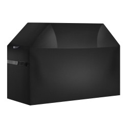 Grillisuoja 600D polyesteri kolmikerroksinen vesitiivis sopii enintään 65 tuuman grilleille tarranauhoilla