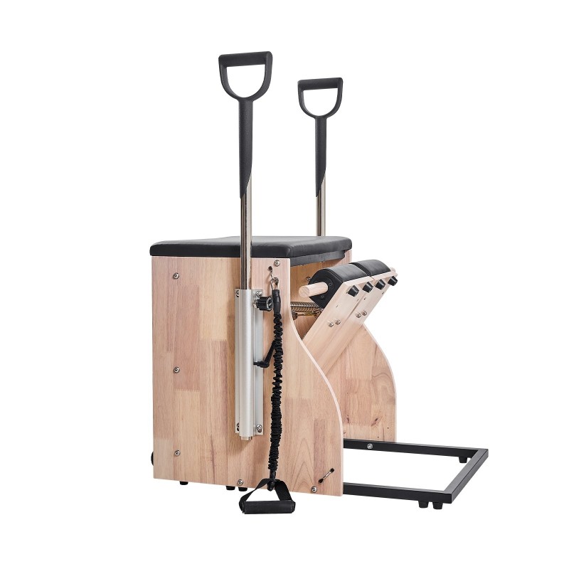 Pilates-tuoli kumipuinen runko neliasteinen jousivastus enimmäiskuorma 350 paunaa kotiin ja studioon