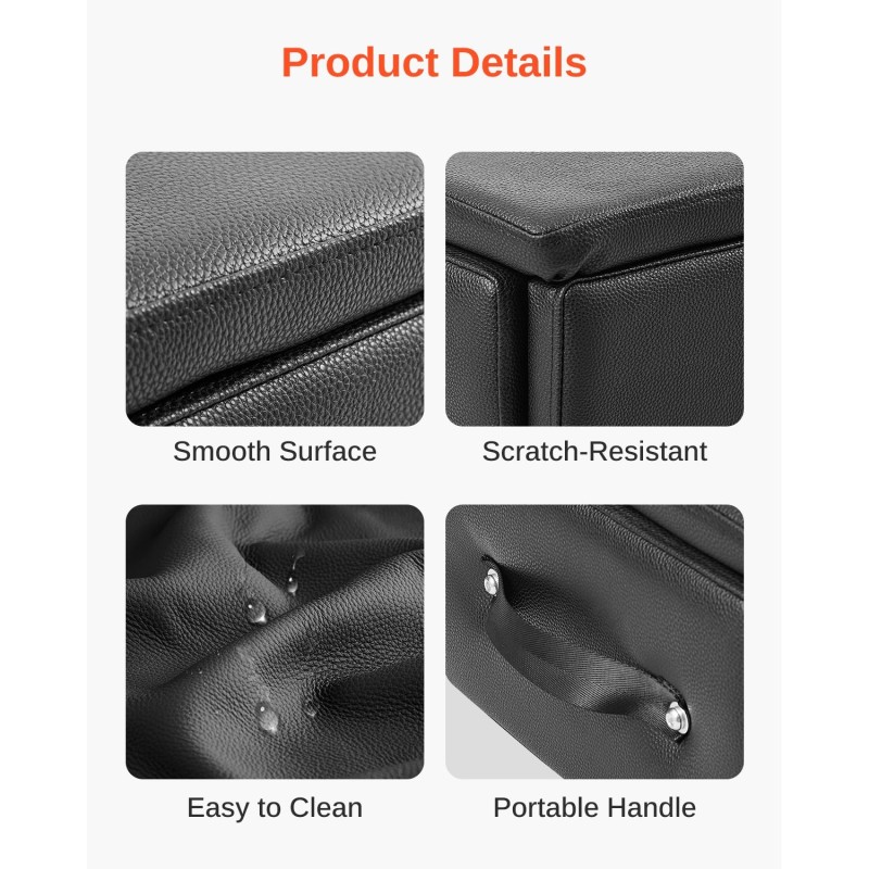 Pilates-laatikko reformeriin monikerroksinen puu metallivahvistettu PU-nahkainen 625x435x240 mm