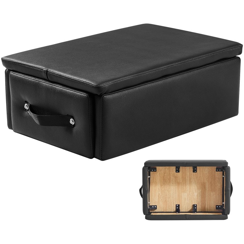 Pilates-laatikko reformeriin monikerroksinen puu metallivahvistettu PU-nahkainen 625x435x240 mm