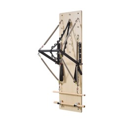 Seinälle asennettava pilates-jousiseinä vaahterapuinen 1830x560 mm 8 säädettävää vastustasoa koti- ja studiokäyttöön